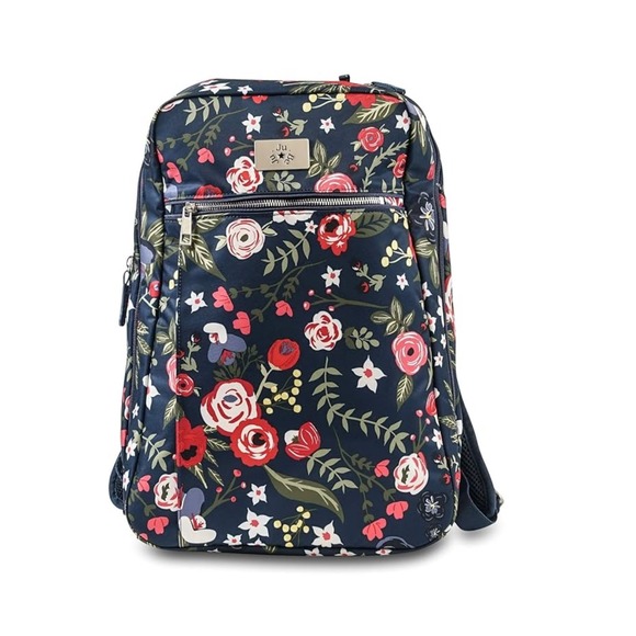 JuJuBe Ballad Backpack in the "Midnight Posy" Travel Carryall Bag $180 - Picture 1 of 15